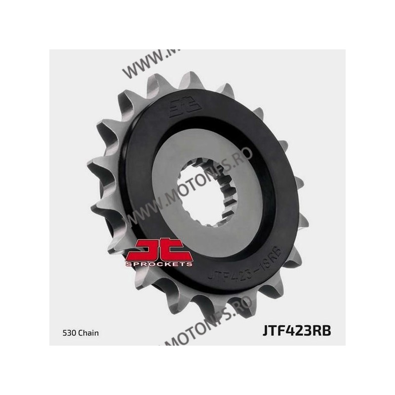 JT - Pinion (fata) JTF423RB (garnitura cauciuc), 17 dinti - GSX-R1000 2009-2016 103-614-17-2 / 726.39.08 JT Sprockets JT Spro...