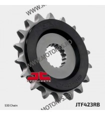 JT - Pinion (fata) JTF423RB (garnitura cauciuc), 18 dinti - B-King 1300/Hayabusa 1300 2008- 103-614-18-2 / 726.39.16 JT Sproc...