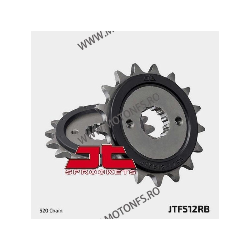 JT - Pinion (fata) JTF512RB (garnitura cauciuc), 16 dinti - GPZ500S/KLE500 1991-/EN500C 104-463-16-2 / 726.28.01 JT Sprockets...