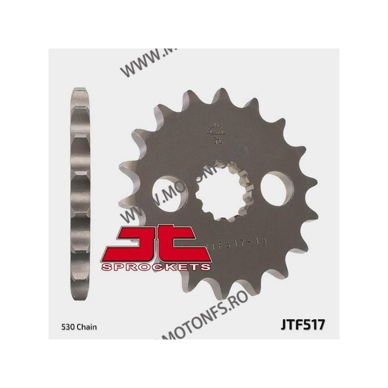 JT - Pinion (fata) JTF517, 16 dinti - GPZ750R 1985-/Zephyr1100 104-655-16 / 726.20.09 JT Sprockets JT Sprockets Pinion 59,00 ...