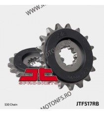 JT - Pinion (fata) JTF517RB (garnitura cauciuc), 17 dinti - GPZ900R/ZZR1100/1200/1400 104-655-17-2 / 726.28.27 JT Sprockets J...