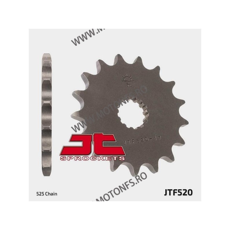 JT - Pinion (fata) JTF520, 17 dinti - GSX-R600/GSX-R750/DL1000 105-563-17 JT Sprockets JT Sprockets Pinion 49,00 lei 49,00 le...