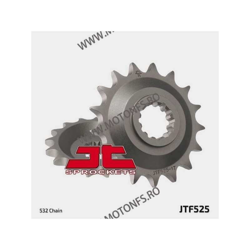 JT - Pinion (fata) JTF525, 17 dinti - ZX 10 104-753-17 / 726.49.22 JT Sprockets JT Sprockets Pinion 128,00 lei 128,00 lei 107...