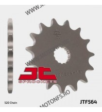JT - Pinion (fata) JTF564, 13 dinti - YZ125 1987- 102-411-13 / 726.34.45 JT Sprockets JT Sprockets Pinion 50,00 lei 50,00 lei...