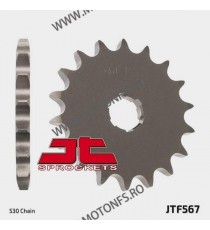 JT - Pinion (fata) JTF567, 17 dinti - RD400 -1977 102-625-17 / 726.567-17 JT Sprockets JT Sprockets Pinion 61,00 lei 61,00 le...