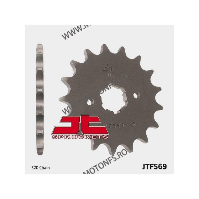 JT - Pinion (fata) JTF569, 13 dinti - KLX250/KX250-1998/KX500-2005 105-427-13 / 726.33.53 JT Sprockets JT Sprockets Pinion 48...