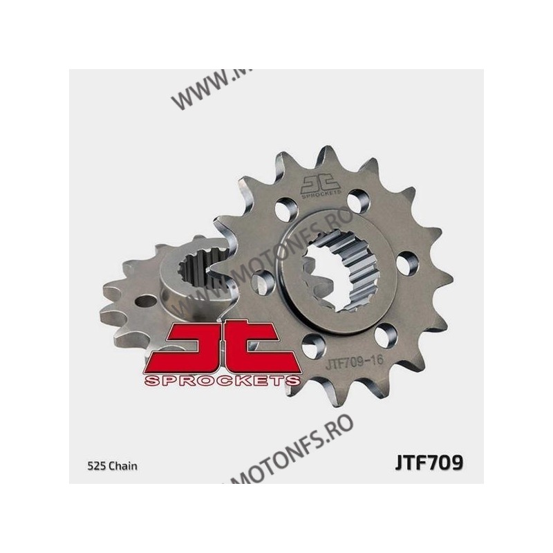 JT - Pinion (fata) JTF709, 16 dinti - Apr SL750 Shiver / Dorsoduro 105-519-16 JT Sprockets JT Sprockets Pinion 102,00 lei 102...