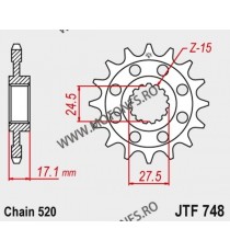 JT - Pinion (fata) JTF748, 15 dinti - Ducati Panigale 899 100-450-15 / 726.748.15 JT Sprockets JT Sprockets Pinion 93,00 lei ...