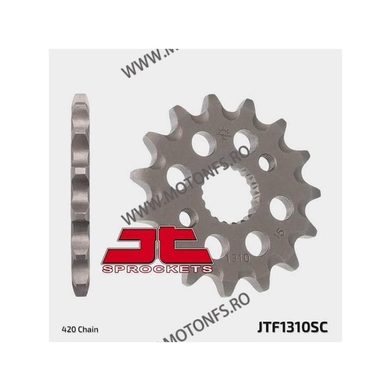 JT - Pinion MX (fata) JTF1310SC, 15 dinti - CRF150RB 2007- 100-207-15 / 726.08.13 JT Sprockets JT Sprockets Pinion 51,00 lei ...