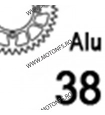 JT - Foaie (spate) Aluminiu JTA751, 38 dinti - Ducati - cu Adaptor 110-002, lant 520 748 /S 748 Biposto /SP 748 R 110-402-38 ...