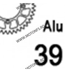 JT - Foaie (spate) Aluminiu JTA752, 39 dinti - Ducati - cu Adaptor 110-002, lant525 796 Monster 848 848 EVO 1100 Monster /S 1...