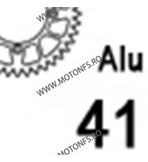 JT - Foaie (spate) Aluminiu JTA752, 41 dinti - Ducati - cu Adaptor 110-002, lant 525 796 Hypermotard Hypermotard 1100 Evo 110...