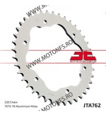JT - Foaie (spate) Aluminiu JTA762, 40 dinti - Ducati - cu Adaptor 110-003, lant 520 1199 Panigale 1299 Panigale / R 110-403-...