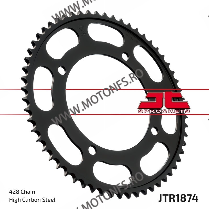 JT - Foaie (spate) JTR1874, 59 dinti - YAMAHA	125	XVS125 Drag Star	2000 - 2004 112-346-59 / 727.66.52  JT Foi Spate 167,00 le...