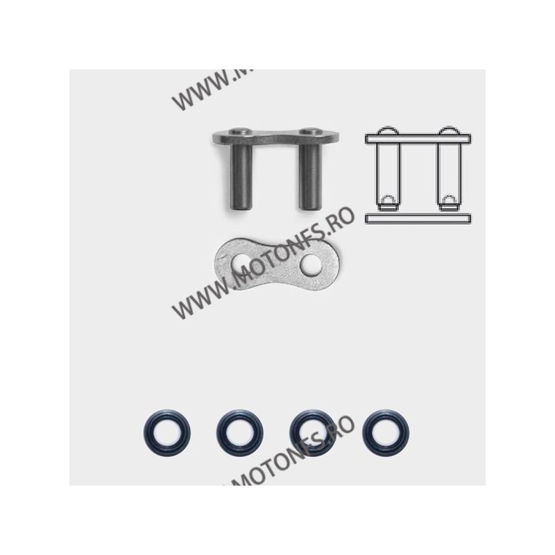 DID - Za de legatura 525ZVM-X ZJ - cu nit D.I.D's ZJ Semi-press Fit Type Rivet Connecting Link 1-554-004 / 103023ZJ DID RACIN...