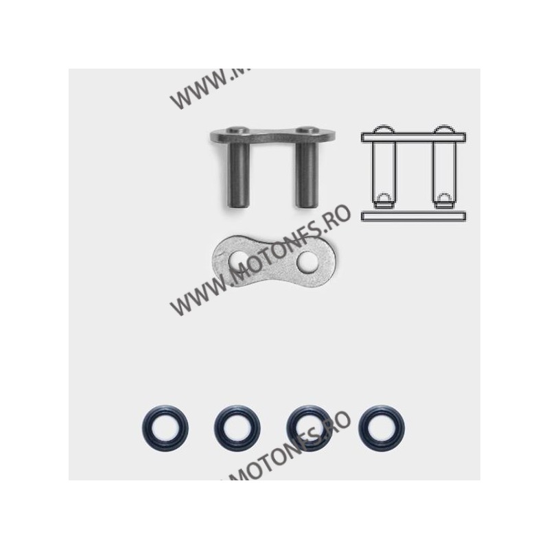 DID - Za de legatura 50ZVM-X ZJ - cu nit D.I.D's ZJ Semi-press Fit Type Rivet Connecting Link 1-654-004 / 103076ZJ DID RACING...