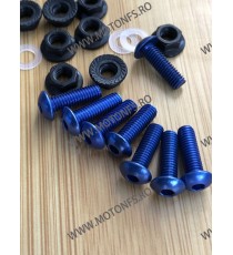 PUIG Suruburi parbriz Moto Universale - Albastre (8pcs with nuts) Screws SCREEN 0956A Albastru M5 140.0956A  Suruburi Pentru ...