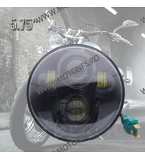 FAR 5.75 (INCH) LED Universal Omologat E9 Cafe Racer Chopper, Bobber HARLEY DAVIDSON ms575r001b  Faruri Moto Universale 260,0...