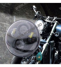 FAR 5.75 (INCH) LED Universal Omologat E9 Cafe Racer Chopper, Bobber HARLEY DAVIDSON ms575r001b  Faruri Moto Universale 260,0...