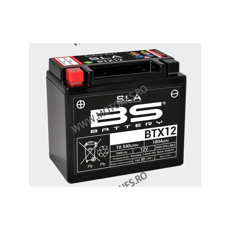 BTX12-BS Baterie fara intretinere BS-BATTERY (YTX12-BS) 700.300603 / 297-341 BS BATTERY BS BATTERY 336,96 lei 303,26 lei 283,...