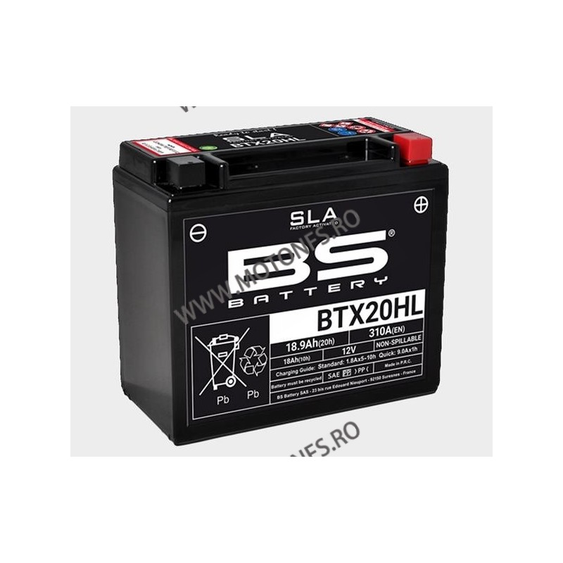 BTX20L-BS Baterie fara intretinere BS-BATTERY (YTX20L-BS) 700.300610 /  297-347 BS BATTERY BS BATTERY 438,00 lei 438,00 lei 3...