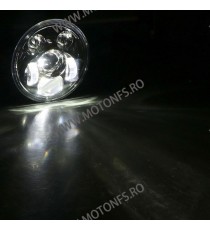 FAR 5.75 (INCH) LED Universal Omologat E9 Cafe Racer Chopper, Bobber HARLEY DAVIDSON 057b  Faruri Moto Universale 295,00 lei ...