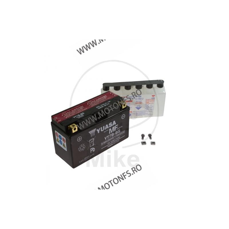 Baterie YUASA YT7B-BS 12V 6.5Ah, Dimensions 150x65x93mm 707.08.32 Yuasa YUASA Acumulator 581,00 lei 493,85 lei 488,24 lei 415...