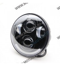 FAR 5.75 (INCH) LED Universal Omologat E9 Cafe Racer Chopper, Bobber HARLEY DAVIDSON ms575r03b  Faruri Moto Universale 280,00...