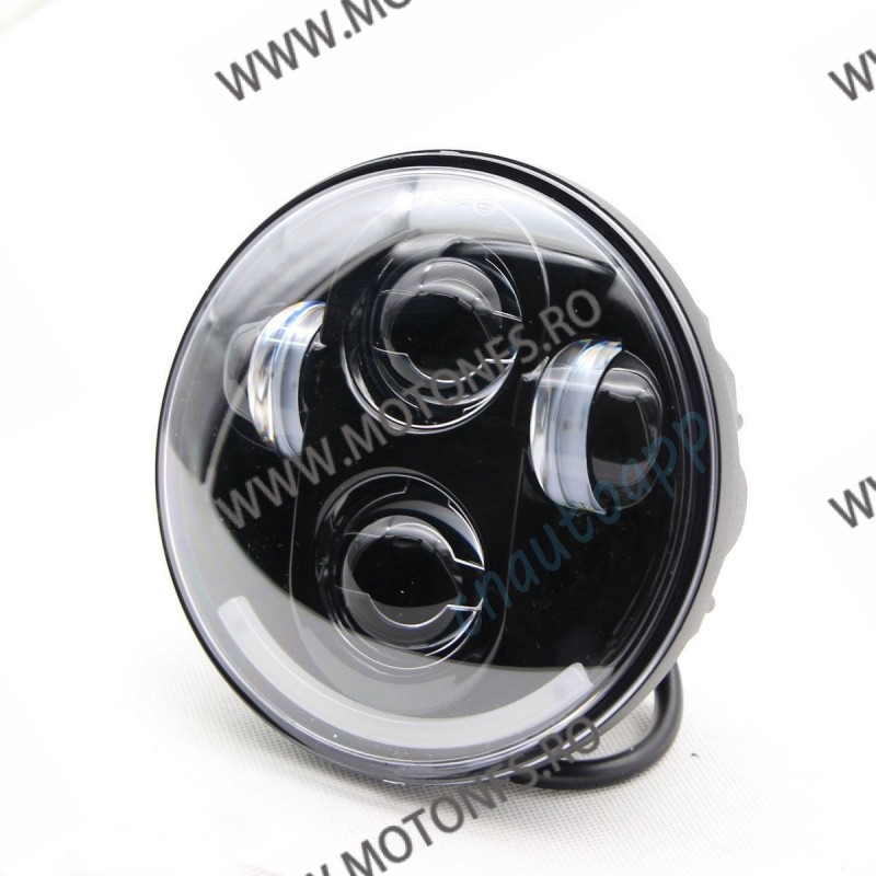 FAR 5.75 (INCH) LED Universal Omologat E9 Cafe Racer Chopper, Bobber HARLEY DAVIDSON ms575r03b  Faruri Moto Universale 280,00...
