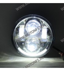 FAR 5.75 (INCH) LED Universal Omologat E9 Cafe Racer Chopper, Bobber HARLEY DAVIDSON ms575r03b  Faruri Moto Universale 280,00...