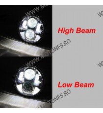 FAR 5.75 (INCH) LED Omologat E9  Cafe Racer Chopper, Bobber HARLEY DAVIDSON ms575r02b  Faruri Moto Universale 280,00 lei 280,...