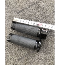 25mm Set 2 Buc Mansoane Cu Capetele De Ghidon Cafe Racer Harley-Davidson Honda Suzuki Kawasaki Yamaha Cruiser Chopper Negre M...