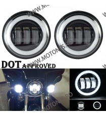 4.5 INCH 2Bucati PROIECTOARE CEATA LED Omologat E9 Cafe Racer Chopper, Bobber HARLEY DAVIDSON MS-FG30B-1  Acasa 285,00 lei 28...