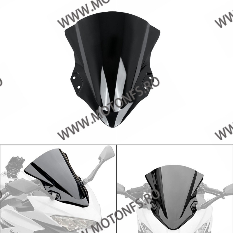 Ninja 400 2018 2019 2020 EX250 EX400 Kawasaki Double Bubble Fumuriu 5JSF6 5JSF6  Parbriza Fumuriu Motonfs 150,00 lei 120,00 l...
