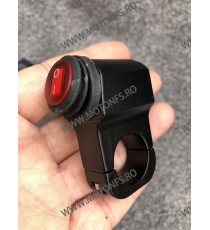 buton On / Off / avarii / Comutator / întrerupator / lumini / 3 Fir ghidon 22mm Material Din Aluminiu waterproof Comenzi Moto...