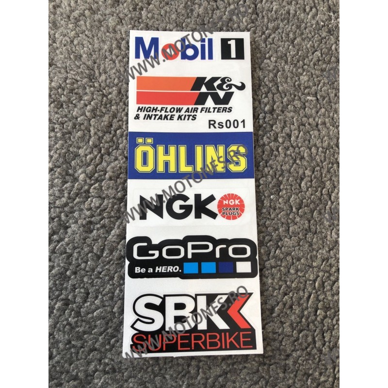 Set Autocolant / Stickere Pentru Moto ATV MOBIL OHLINS NGK GOPRO SBK MOY31 Autocolant / Stikare Carena 15,00 lei 15,00 lei 1... Set Autocolant / Stickere Pentru Moto ATV MOBIL OHLINS NGK GOPRO SBK MOY31 Autocolant / Stikare Carena 15,00 lei 15,00 lei 1...