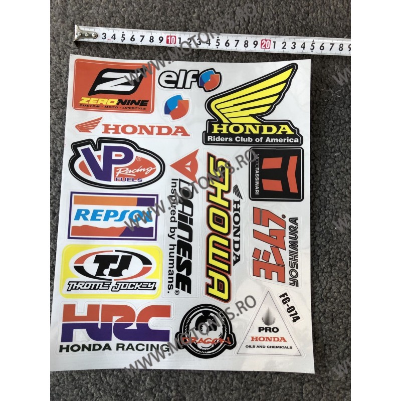 Set Autocolant / Stickere Pentru Carena Moto ZERONINE YOSHIMURA ELF HONDA DAINESE HRC RACING VP RACING FUELS JKL4C Autocolan... Set Autocolant / Stickere Pentru Carena Moto ZERONINE YOSHIMURA ELF HONDA DAINESE HRC RACING VP RACING FUELS JKL4C Autocolan...