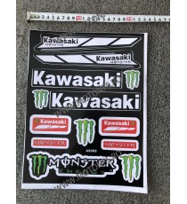 Set Autocolant / Stickere Pentru Carena Moto KAWASAKI MONSTER SK34J  Autocolant / Stikare Carena 25,00 lei 25,00 lei 21,01 le...