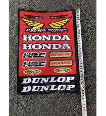 Set Autocolant / Stickere Pentru Carena Moto HONDA HRC BRAKING DUNLOP RACING 62Y1I  Autocolant / Stikare Carena 25,00 lei 25,...