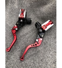 22MM Set 2 Manete Scurte frana / ambreiaj ＋ Pompa Hidraulica ＋prindere Oglinda Negru U283U  Maneta Cu Prindere Ghidon 220,00 ...