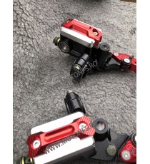 22MM Set 2 Manete Scurte frana / ambreiaj ＋ Pompa Hidraulica ＋prindere Oglinda Negru U283U  Maneta Cu Prindere Ghidon 220,00 ...