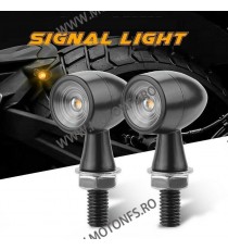 Set 2 Buc Semnale Mini Semnalizatoare LED Geam Transparent Moto Cafe Racer Bobber Chopper Retro F5LUF  Acasa 65,00 lei 65,00 ...