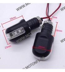 Set 2 Buc Semnale semnalizatoare moto LED lumini capete ghidon B71ZC B71ZC  Capete De Ghidon Universale 65,00 lei 65,00 lei 5...