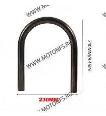 Rear Seat Hoop Moto Universal din Oțel  Cadru Spate Cafe Racer, Bobber, Scrambler, Tracker Custom