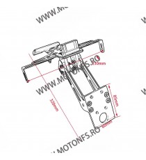 R1 2004 2005 2006 2007 2008 Suport Numar Adjustable CNC Aluminiu Lumina LED Si Prindere Semnalizare Pentru YAMAHA YZF XX-1302...