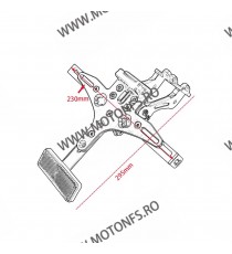 CBR1000 RR 2008 2009 2010 2011 2012 2013 2014 HONDA CBR Suport Numar Adjustable CNC Aluminiu Lumina LED Si Prindere Semnaliza...