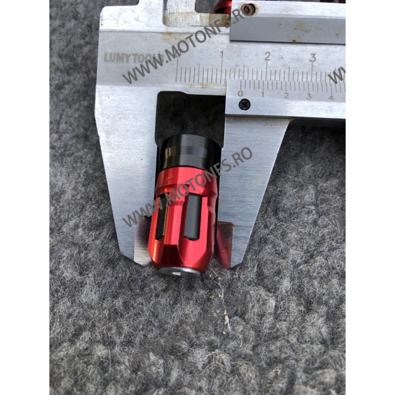 Set 2 capace ventil valva roti jante auto moto Air Valve Cap Rosu Filet ...
