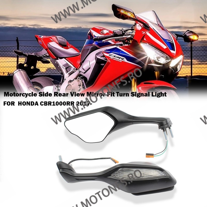 CBR1000RR 2017 2018 2019 2020 2021 SET 2 OGLINZI STANGA SI DREAPTA HONDA SEMNALIZARE PE LED XF1108107T  Oglinzi Retrovizoare ...