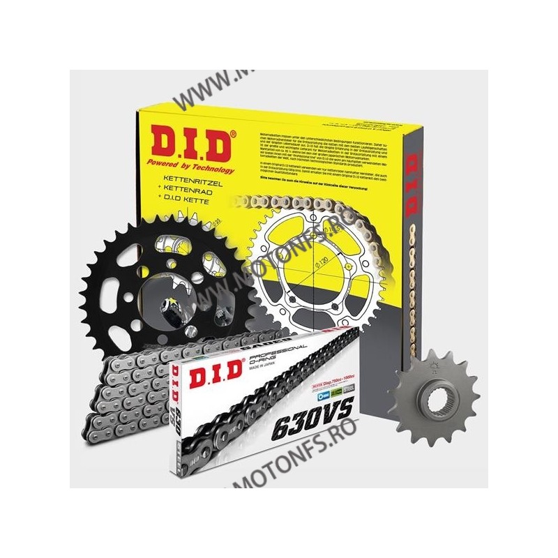 DID - kit lant Honda CBX1000, pinioane 15/33, lant 630V-086 O-Ring 121-76 DID RACING CHAIN Kit Honda 741,80 lei 667,62 lei 62...