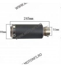 Toba / Tobe 245mm Moto Replica SC PROJECT Cu Adaptor 38MM-51MM TO-M01 TO-M01  Toba 260,00 lei 260,00 lei 218,49 lei 218,49 lei
